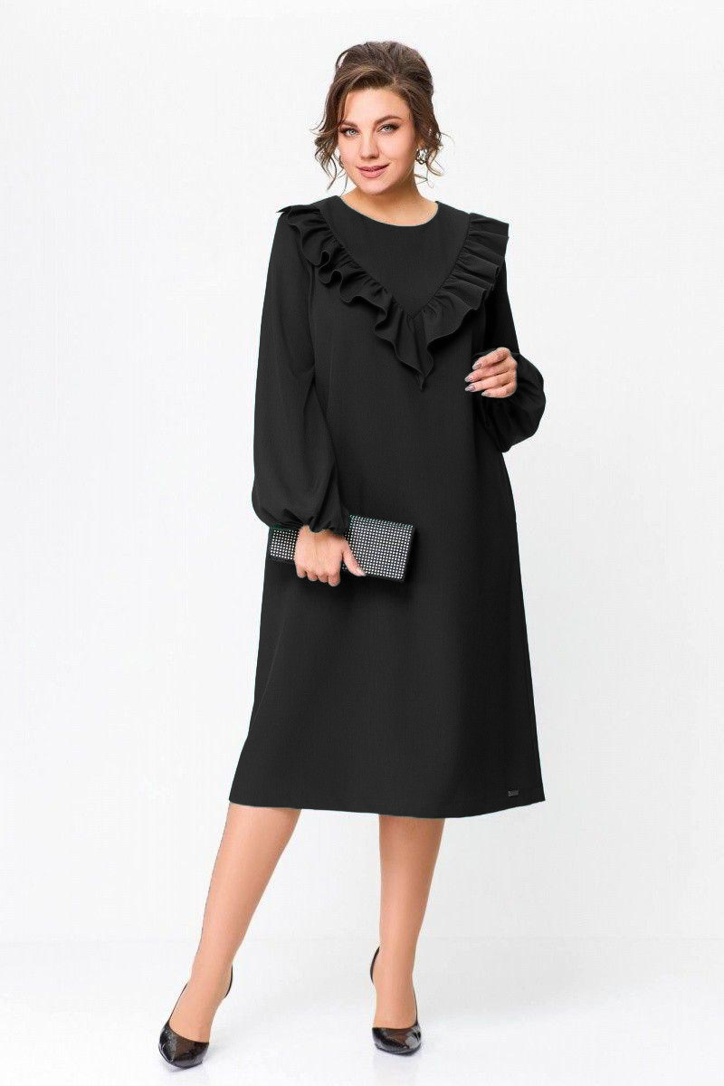 Rochie Nora Bela Moda, mânecă bufantă cu manșetă, verde, mov și negru