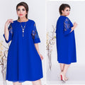 Rochie Elisabeta Bela Moda, formă de A, mâneci cu dantelă