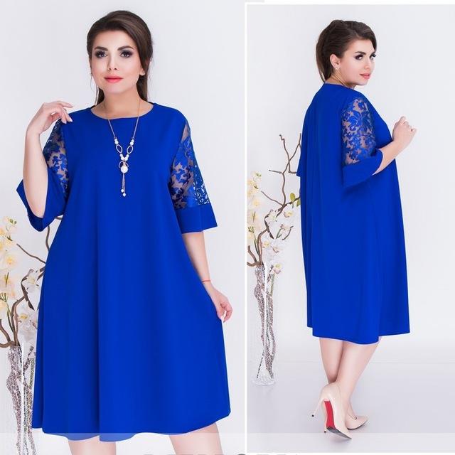 Rochie Elisabeta Bela Moda, formă de A, mâneci cu dantelă